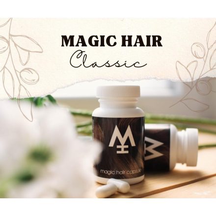 Magic Hair Hajnövesztő Kapszula Biotinnal,- Kovafölddel és Aranyköles Kivonattal
